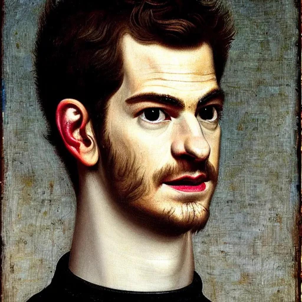 Prompt: Portrait of Andrew Garfield by Sofonisba Anguissola