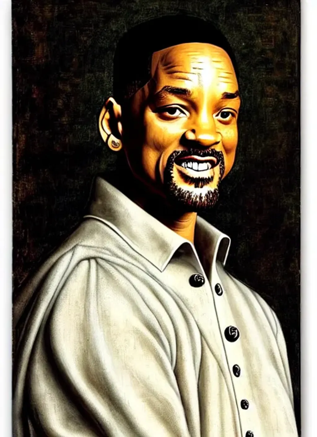 Prompt: Portrait of Will Smith by Sofonisba Anguissola