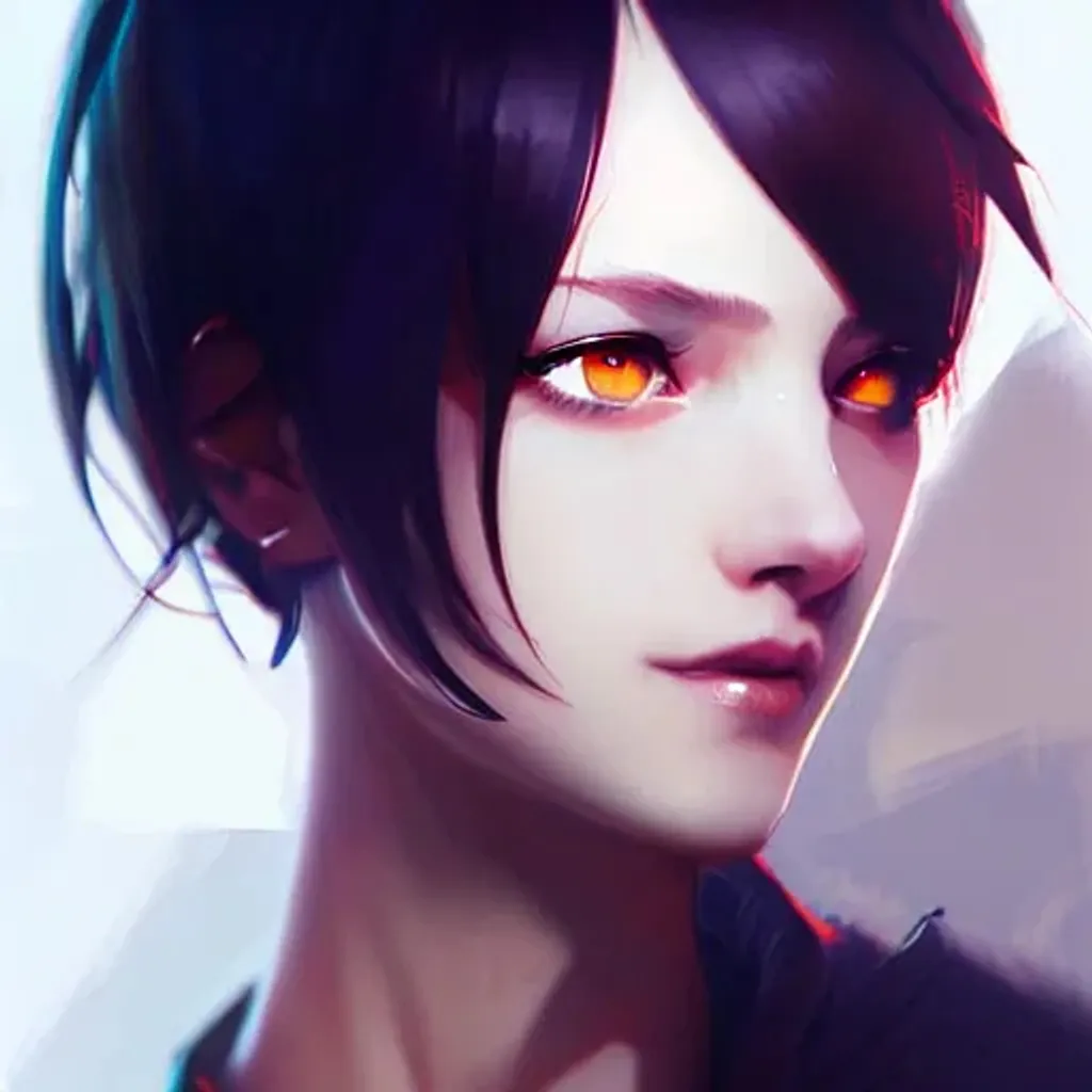 Shorthair Girl Looking At Your Eyes Art By Guweiz OpenArt Shorthair girl looking at your eyes art by guweiz openart