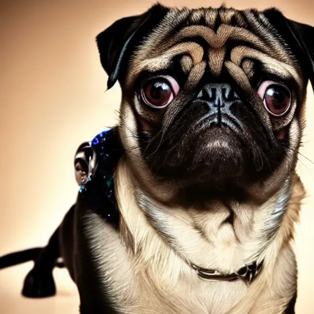 Prompt: pug lil wayne

