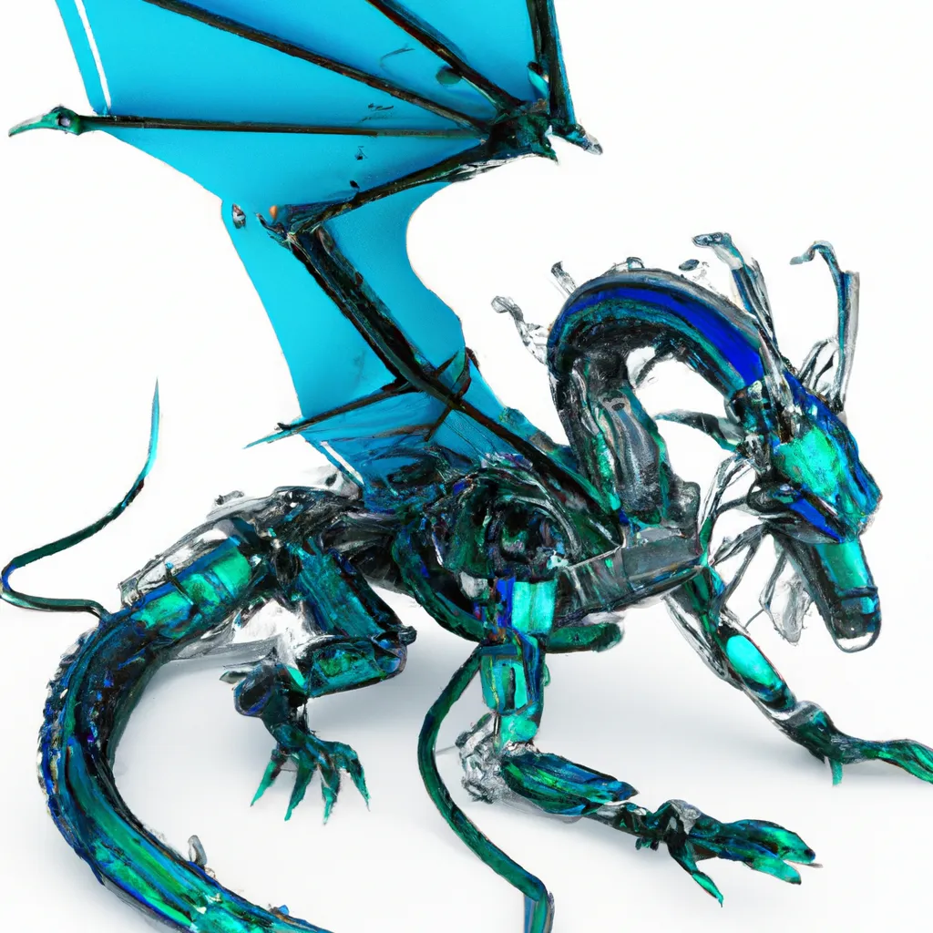 Prompt: cyborg dragon
