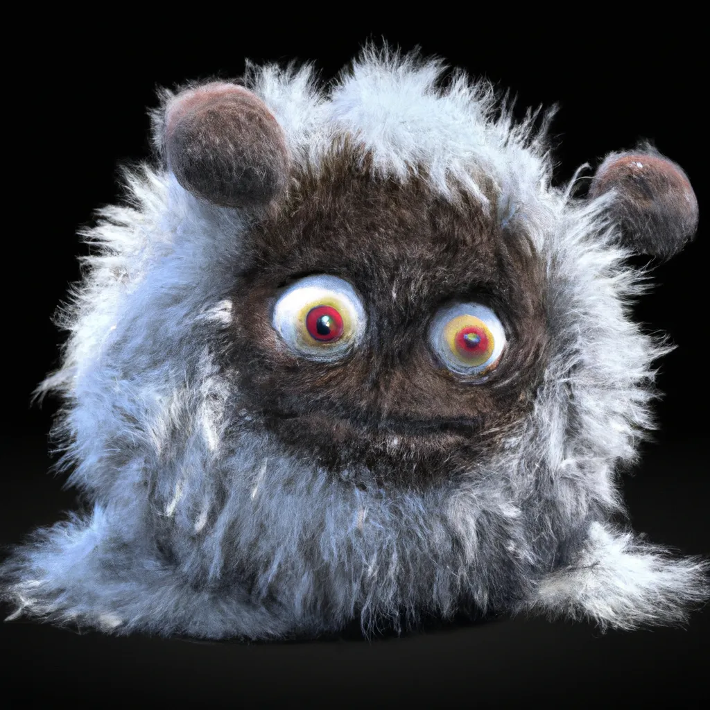 Prompt: A scary puffy monster,3D render,blender, highly detailed and high quality