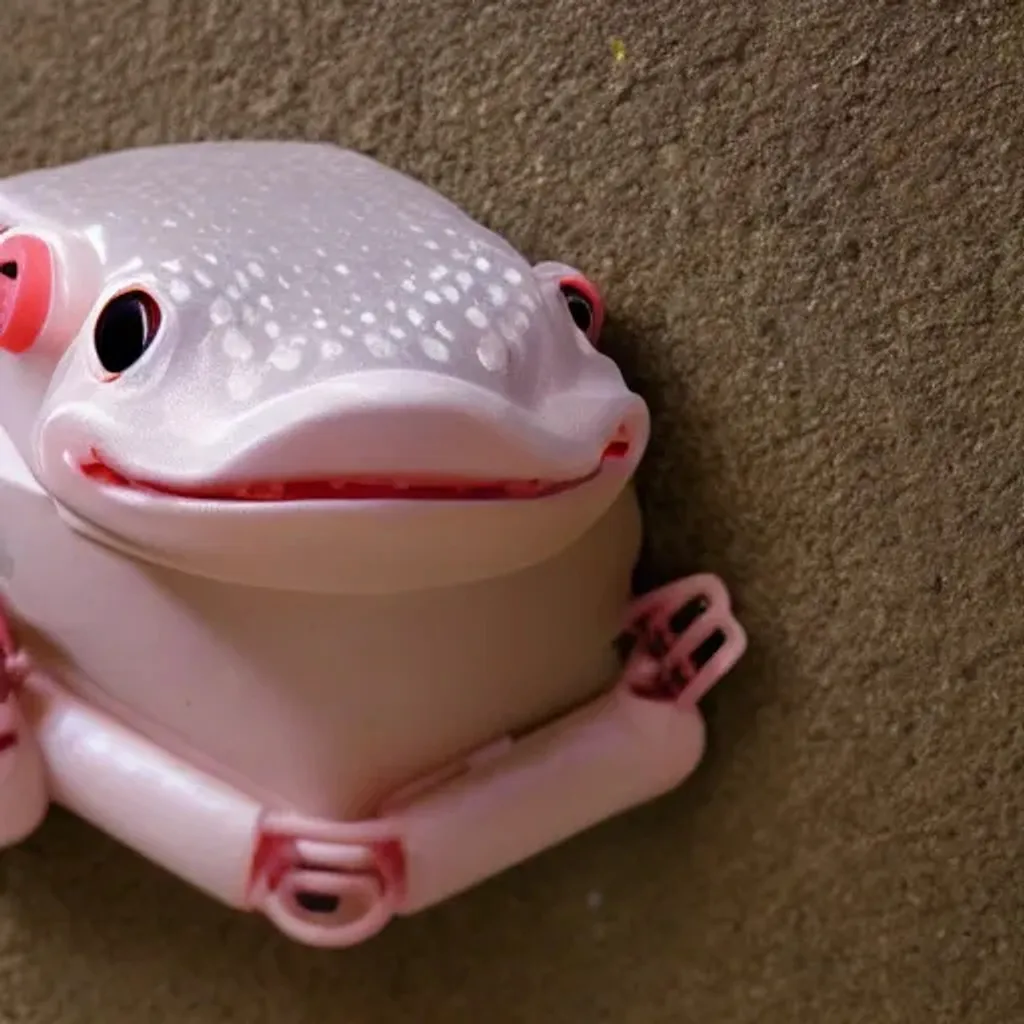 Prompt: Robotic axolotl, highly detailed, real life, 