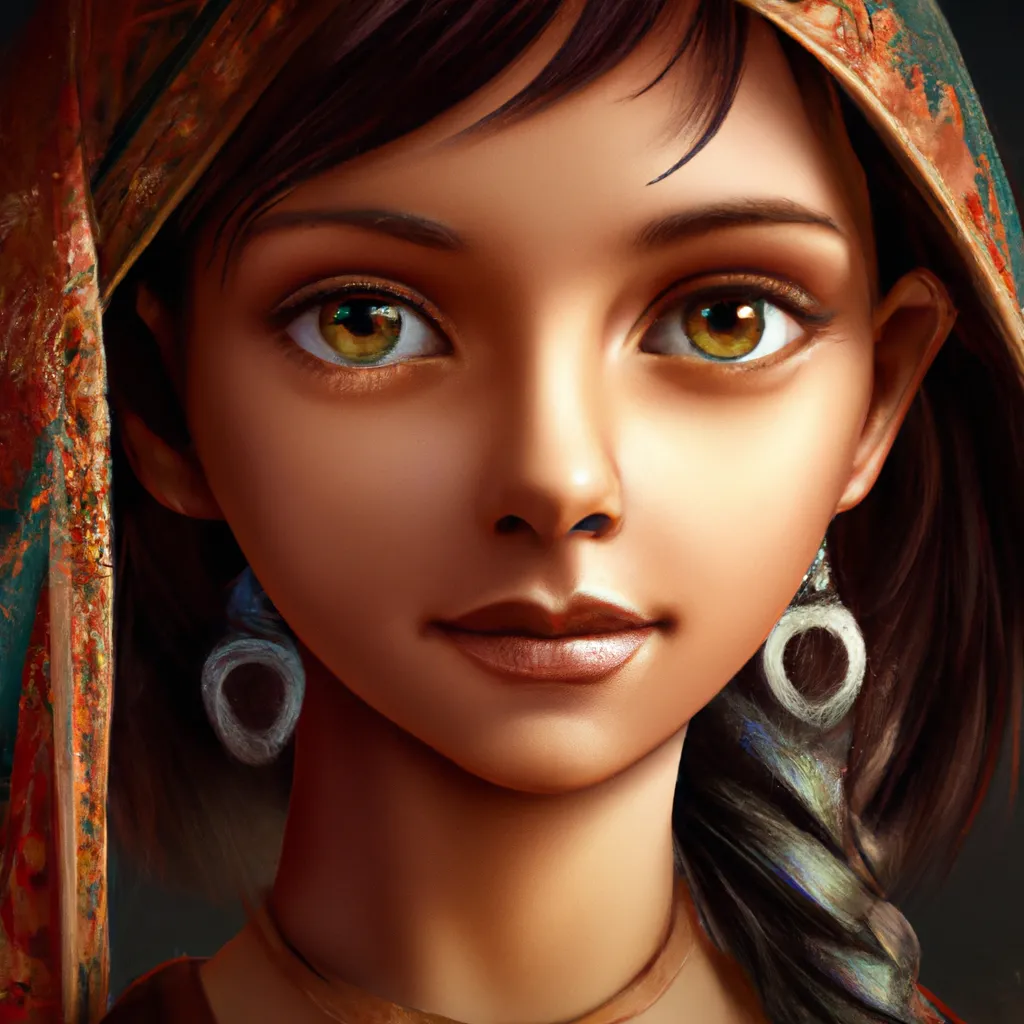 Prompt: Realistic Portrait of a beautiful Indian girl , diffuse lighting, fantasy, intricate, elegant, highly detailed, lifelike, photorealistic, digital painting, artstation, illustration, concept art, smooth, sharp focus, art by artgerm, Lurid and naoto hattori, Use soft color palette. super realistic, super detail, luscious, elegant, gorgeous, Unreal Engine, octane render, 8K, VRAY super realistic 3D, closeup