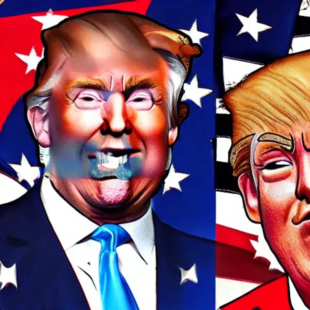 donald trump wrestling dwayne jonhson | OpenArt