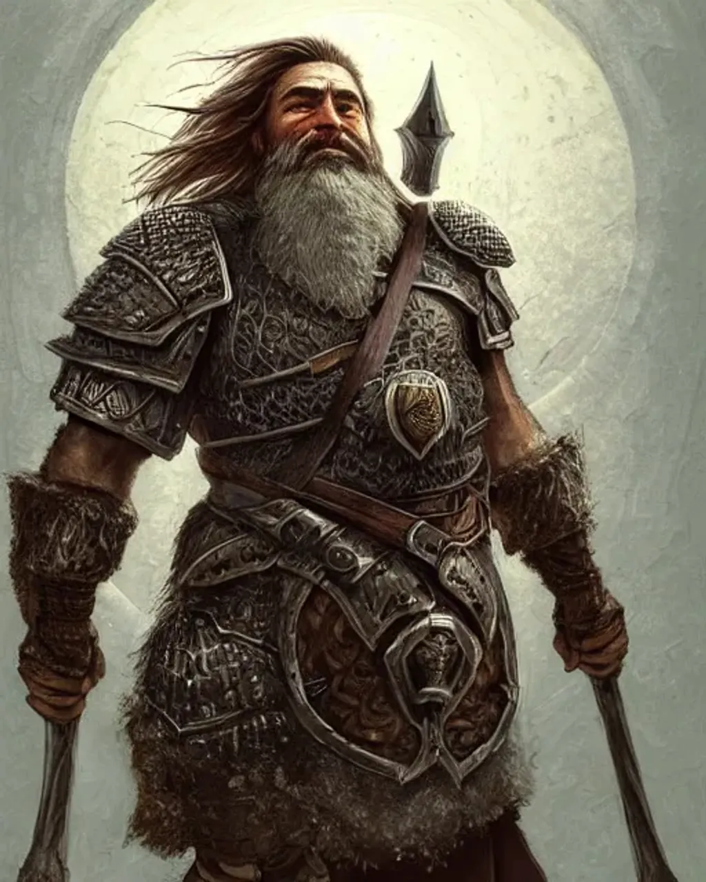 centered character concept of handsome male Dwarf wi... | OpenArt