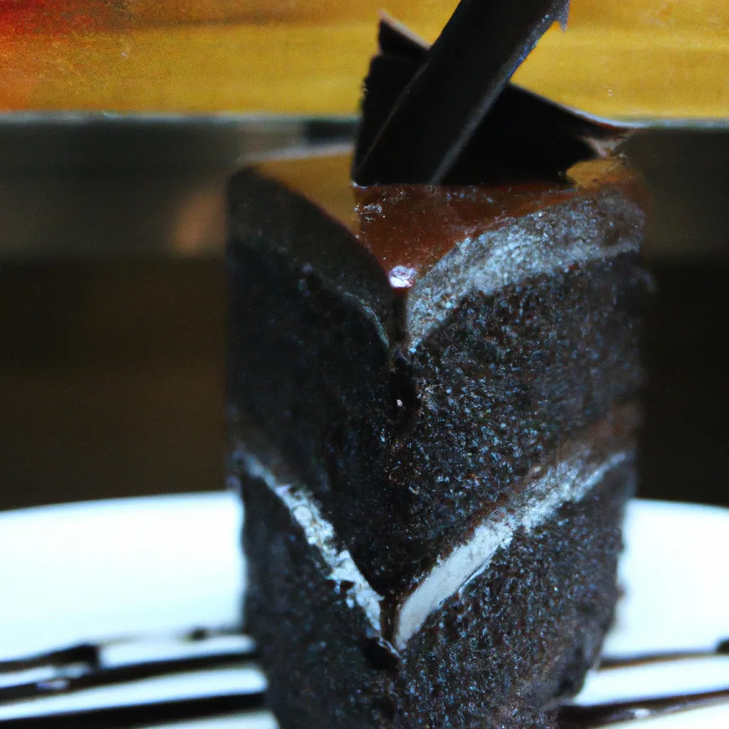 Prompt: Decadent chocolate cake