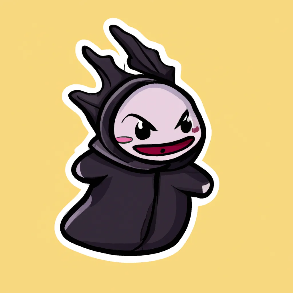 Prompt: A cute axolotl wearing a black hoodie, sticker illustration