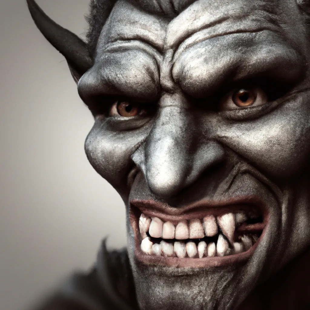 Prompt: HyperRealistic Really scary  Devil Character , light in Octane Render, High Resolution, Artstation 1