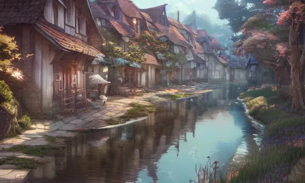 Scenic Rural Village With Rivers As Streets Intrica OpenArt   Image Random O6hbpbGX 1669025097807 1024.webp