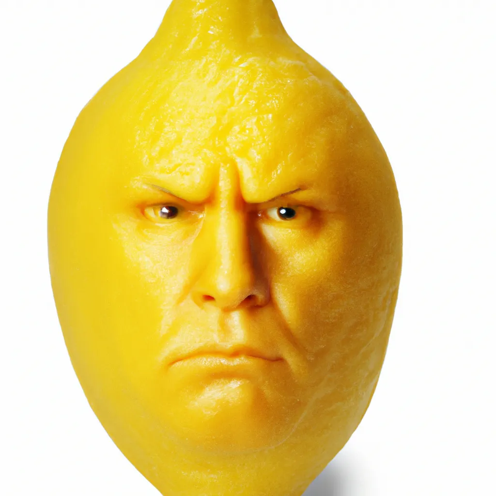 Prompt: a Photo-Realistic Lemon as Mr. Spock
 