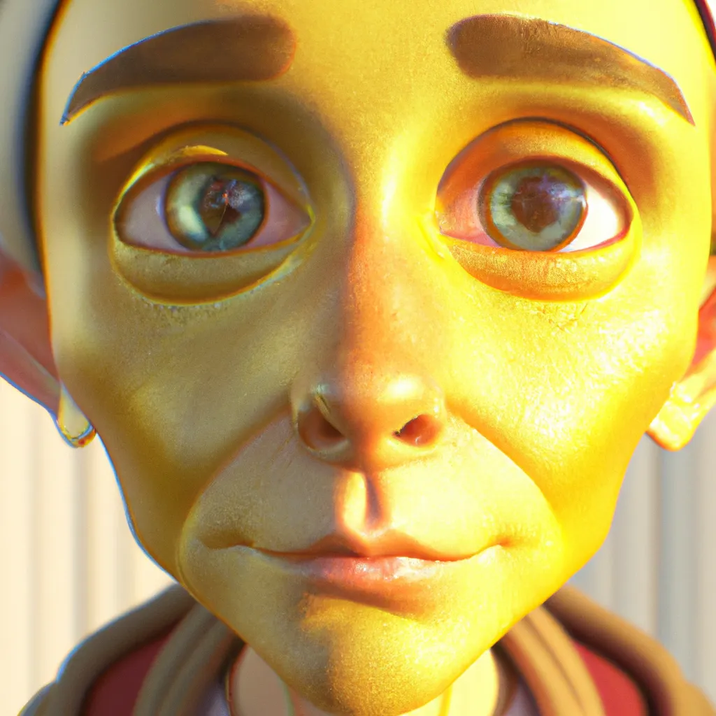 Prompt: Photo of Half gnome half human, smooth 3D render, cute, photorealistic, octane render artstation trending 8k steampunk wlop uhd unreal engine, fiery eyes, golden light, liquid mirror 