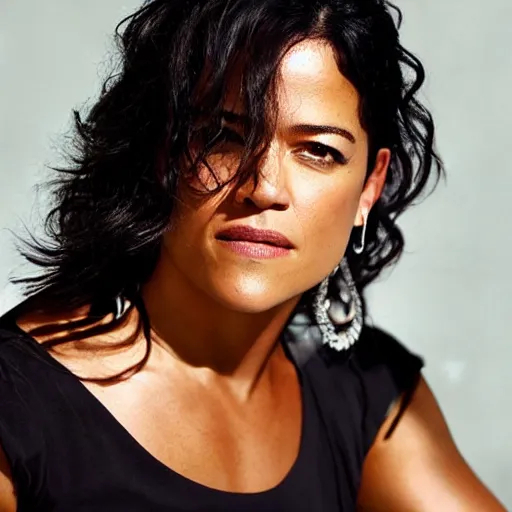 portrait Michelle Rodriguez aka Letty Ortiz, https... OpenArt