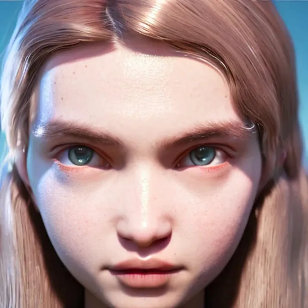 Prompt: Realistic photo of Yulia Sergeevna Romanova Eva Elfie face closeup, ultra high quality, 8k, environment light