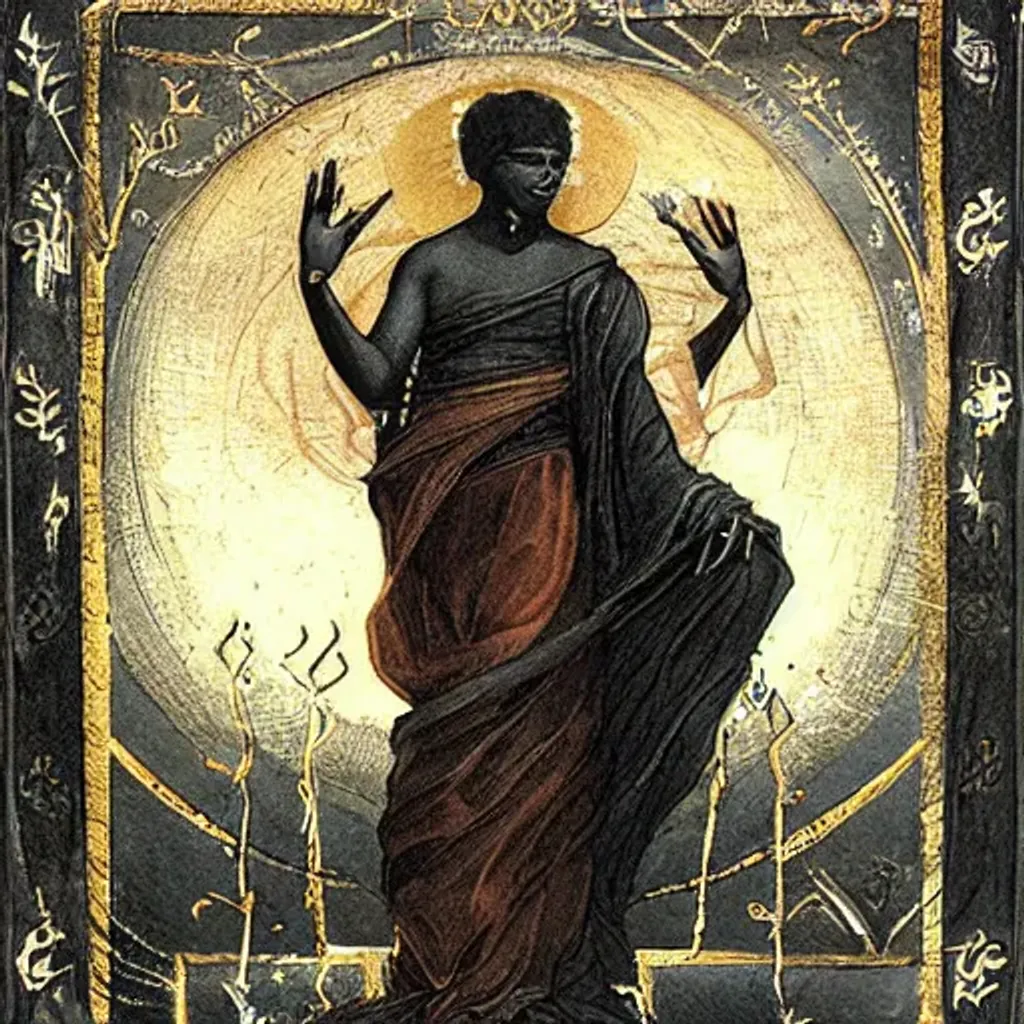 Prompt: melanthios, dark