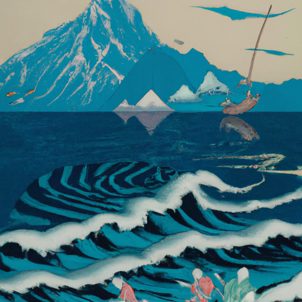 Prompt: a beutiful painting by Katsushika Hokusai