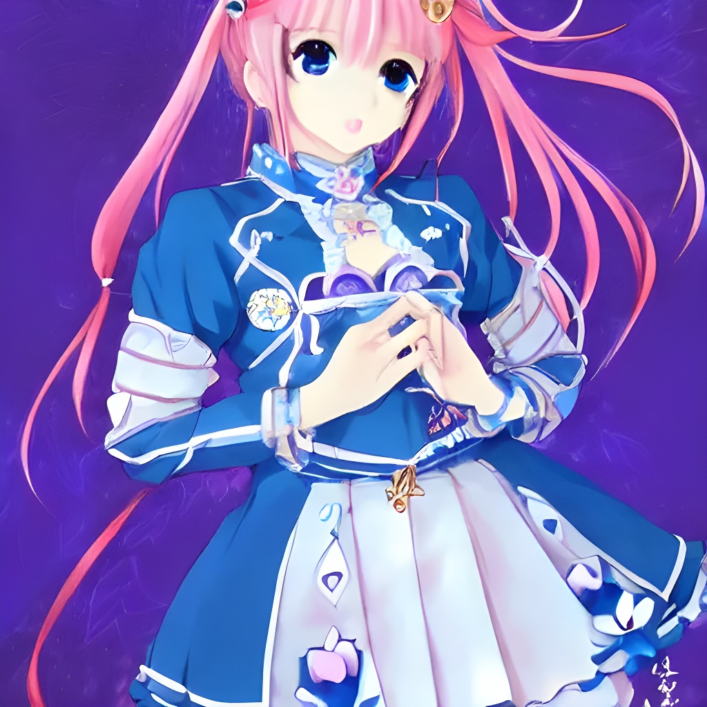 absurdly beautiful kawaii anime idol, azure anime ey... | OpenArt