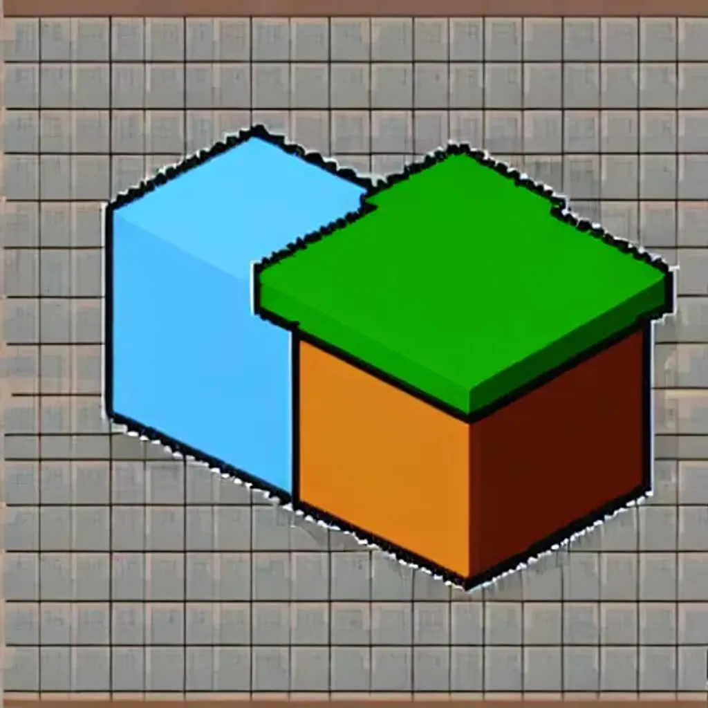 Prompt: brown box, isometric, pixelated, pixel art