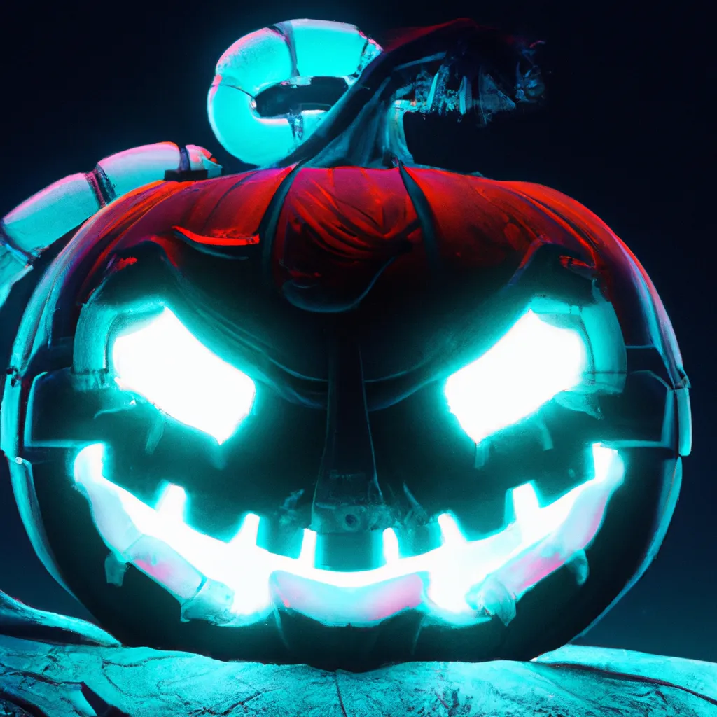 Prompt: Scary Pumpkin,Conpcept of Fortnite, Light octavian, Artstation1 