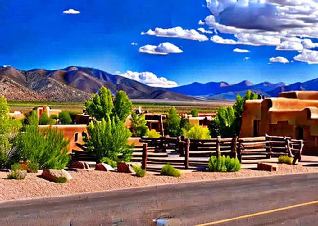 Prompt: long shot scenic professional photograph of {taos Indian Pueblo}, perfect viewpoint, highly detailed, wide-angle lens, hyper realistic, with dramatic sky, polarizing filter, natural lighting, vivid colors, everything in sharp focus, HDR, UHD, 64K