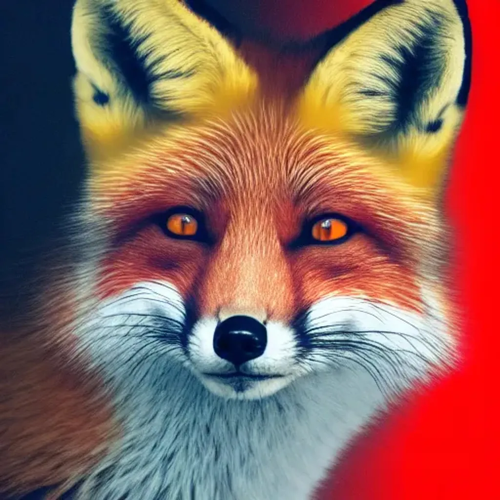 insanely detailed symmetrical fox, moss growing over... | OpenArt