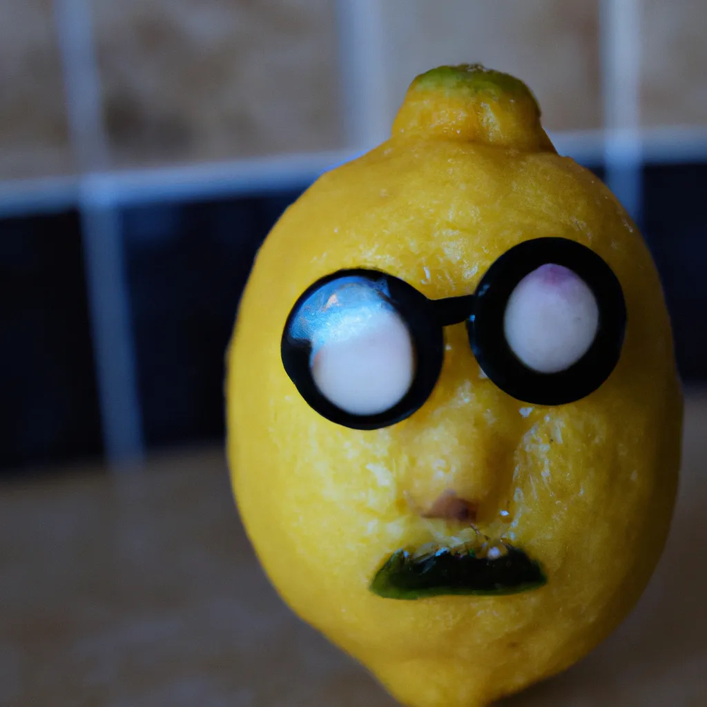 Prompt: mr lemon head, 