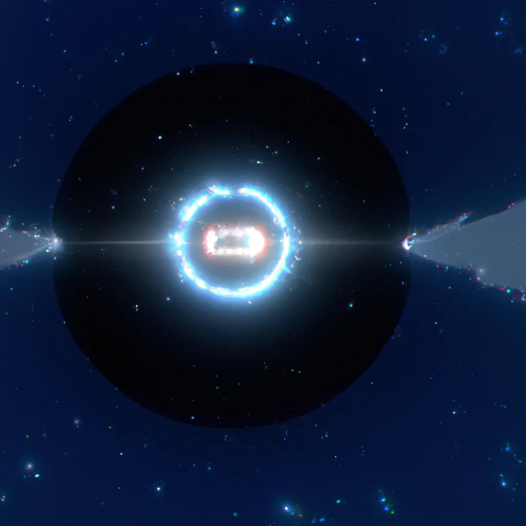 Prompt: a spaceship escaped from a black hole, digit art, 4k