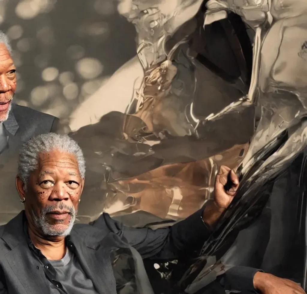 Prompt: Morgan Freeman, 4K, 8K, High Resolution