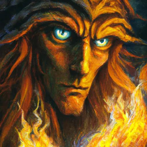 Prompt: fantasy art painting of a fire wizard, long shot, magic the gathering style, 8k, hi res, highly detailed eyes