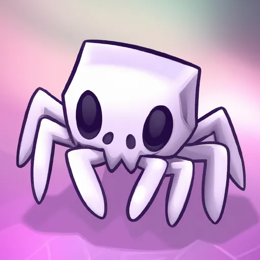 Prompt: adorable skeletal spider, cute, chibi, anime, digital art