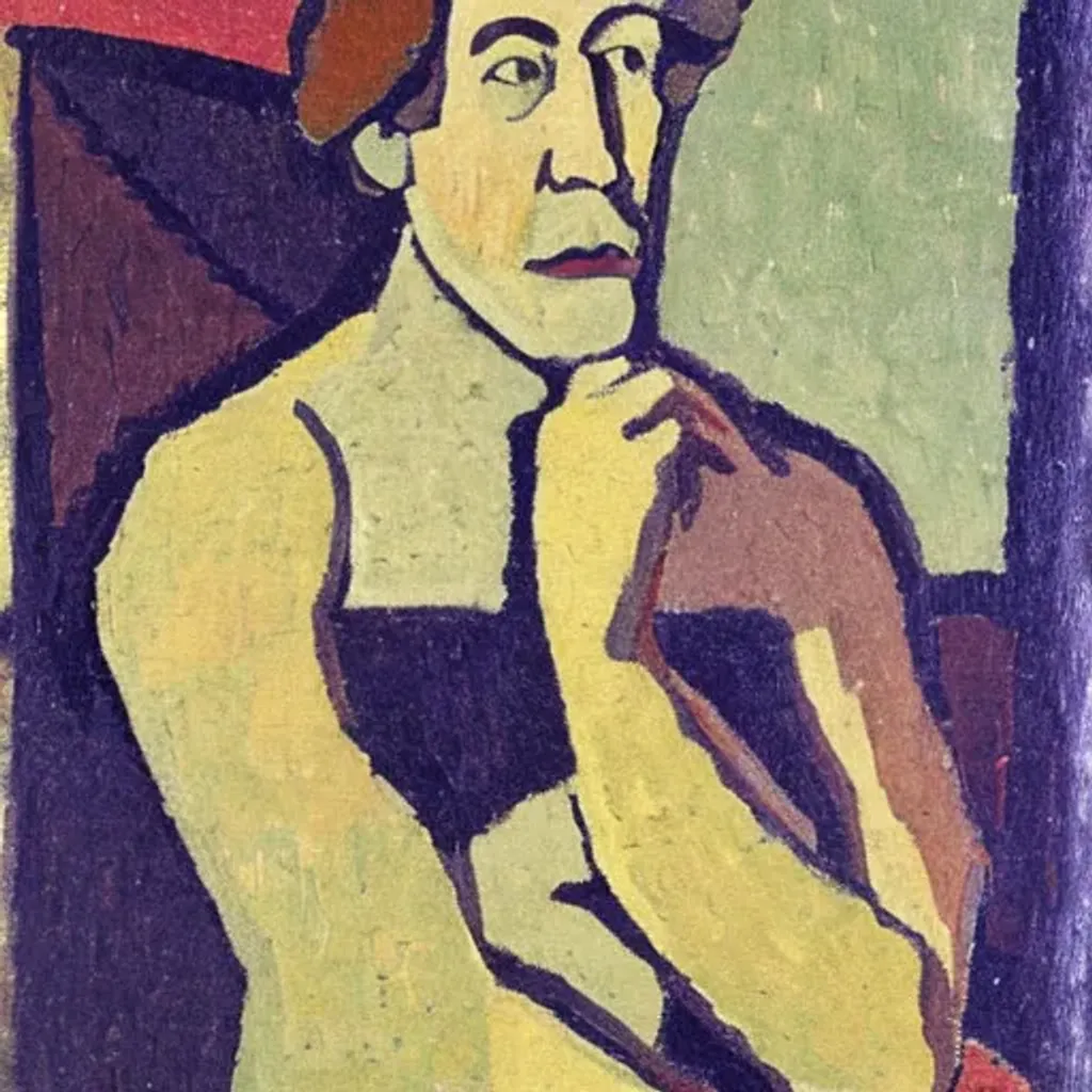 Prompt: Roger Fry in the style of Roger Fry