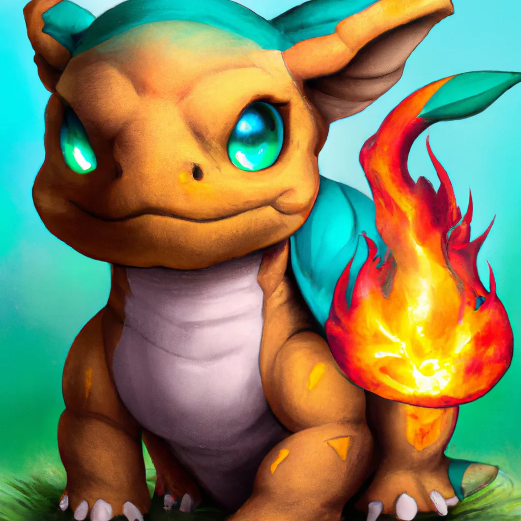 Charmander and Squirtle and Bulbasaur hybrid from po... | OpenArt