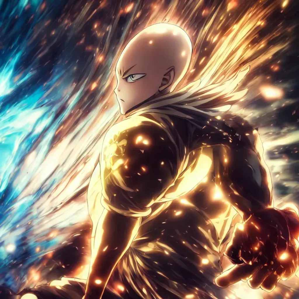 One Punch Man Anime Face