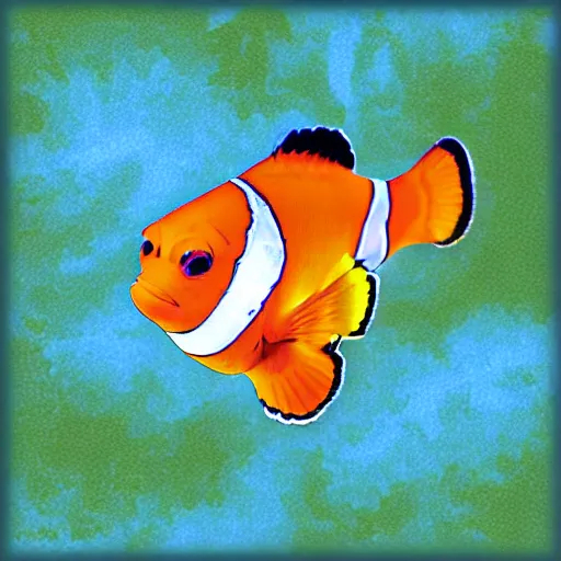 high clownfish, digital art | OpenArt