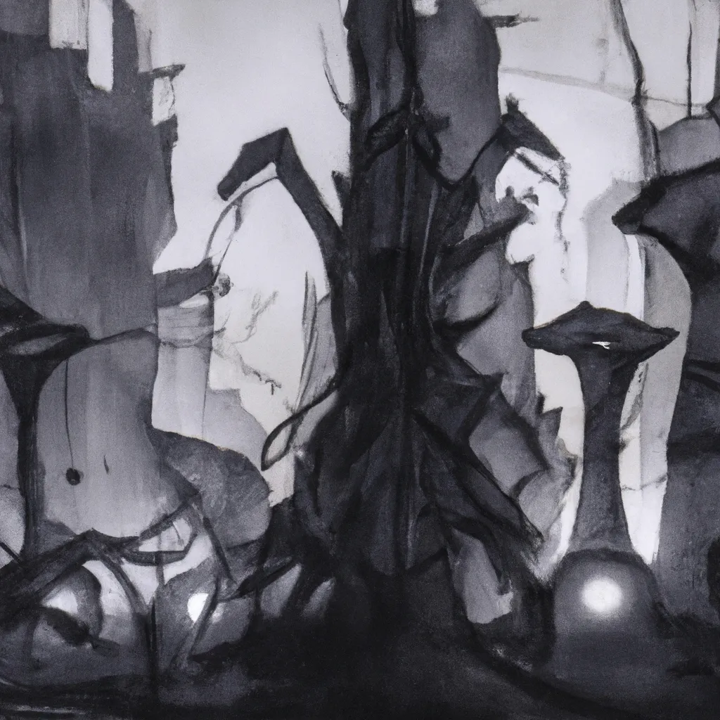 Prompt: Dystopian wasteland or Midnight melancholy. ink wash, depth of field, scifi, backlighting, chiaroscuro, intricate details, fairytale art.