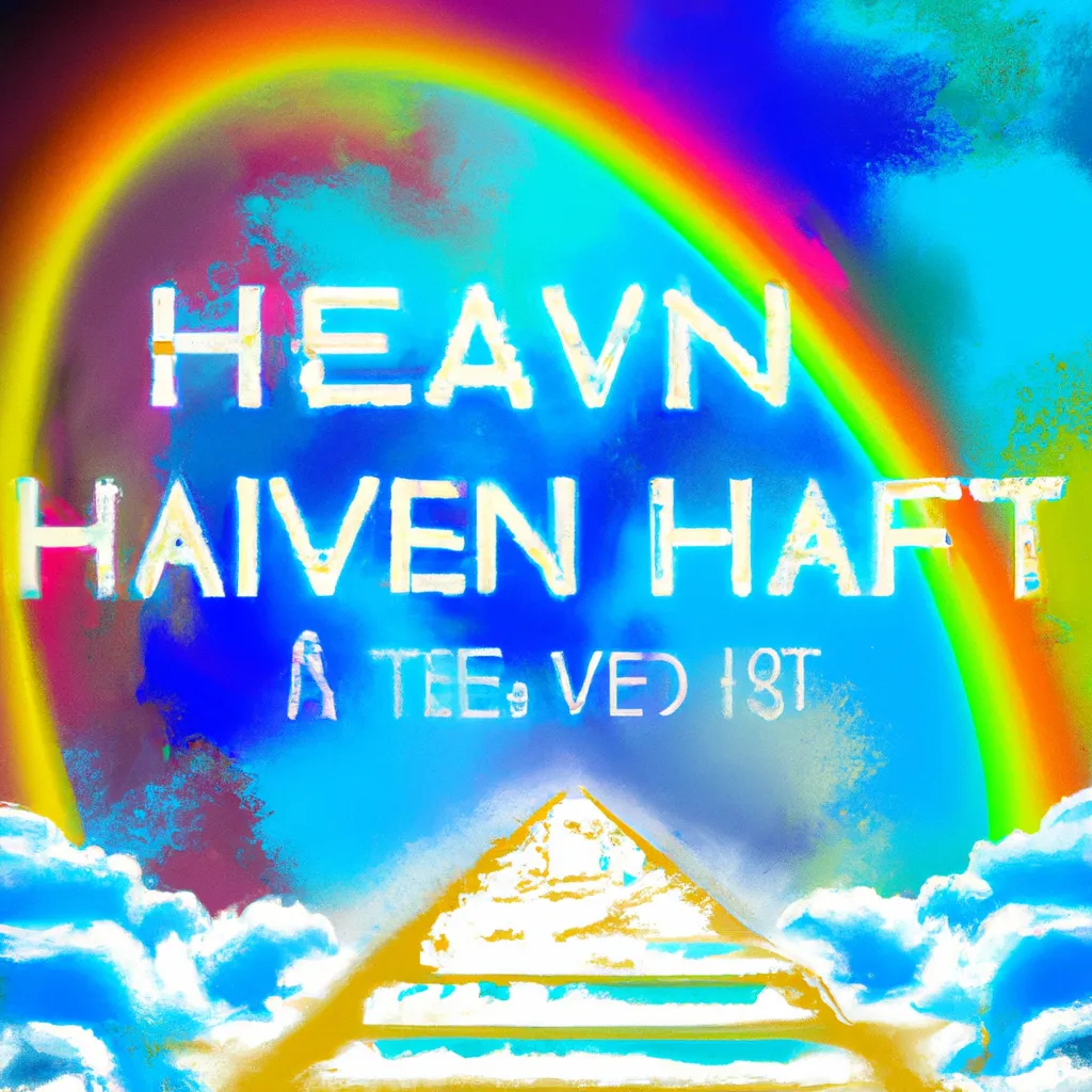 Prompt: Stairway to heaven, album cover