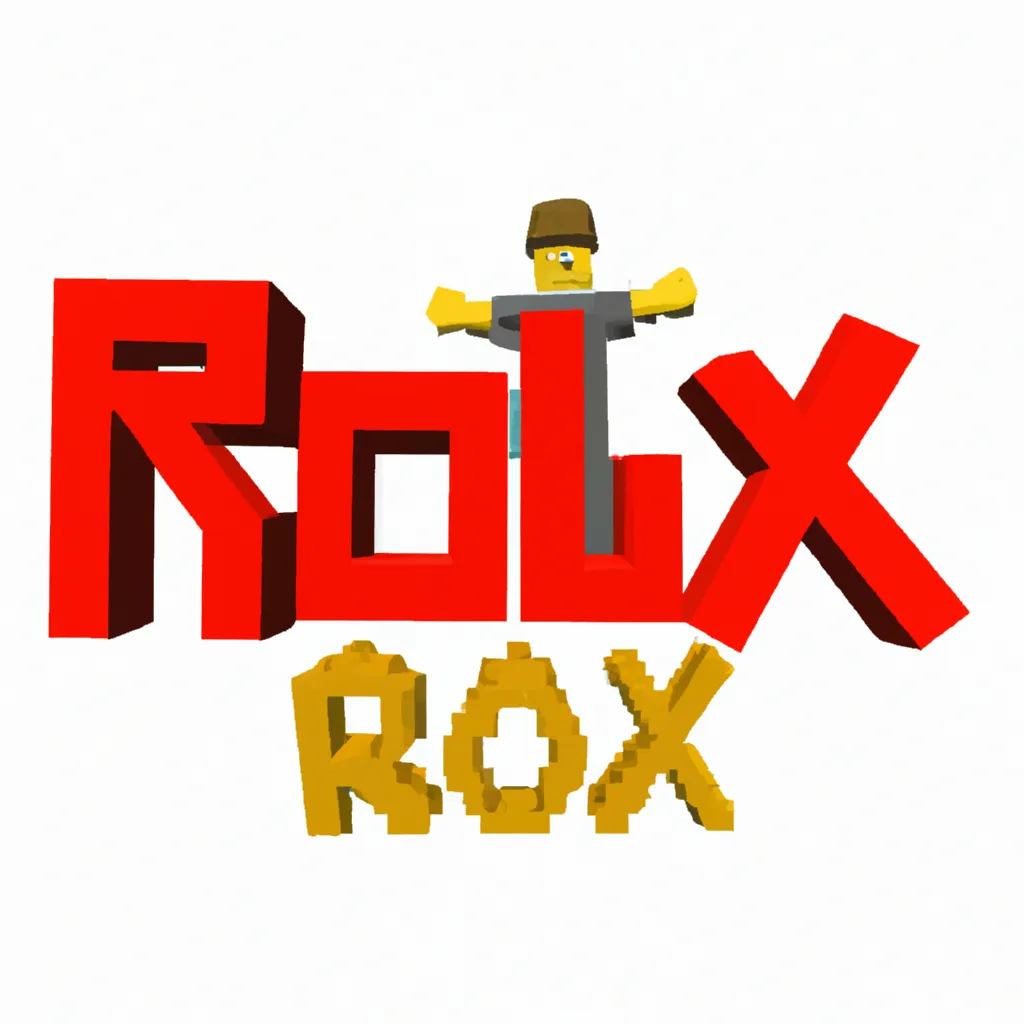 Roblox logo 3D model