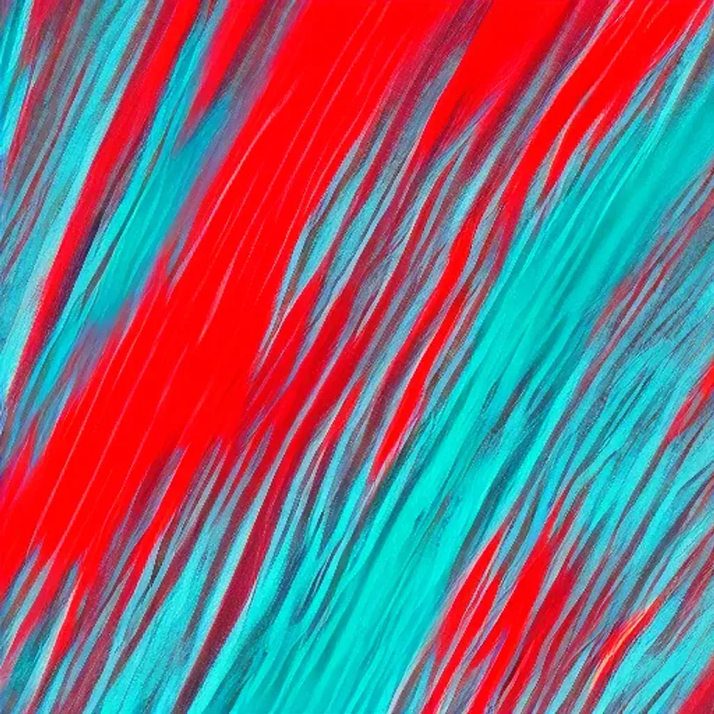 Prompt: teal and red abstract spinning vortex