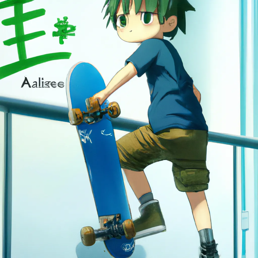 Hitachi Anime Skateboard