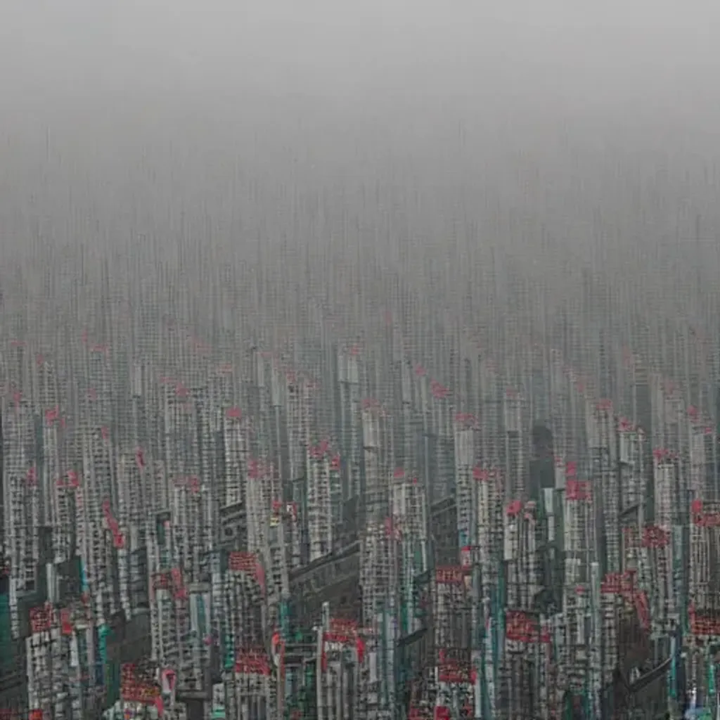 Prompt: dystopian china
