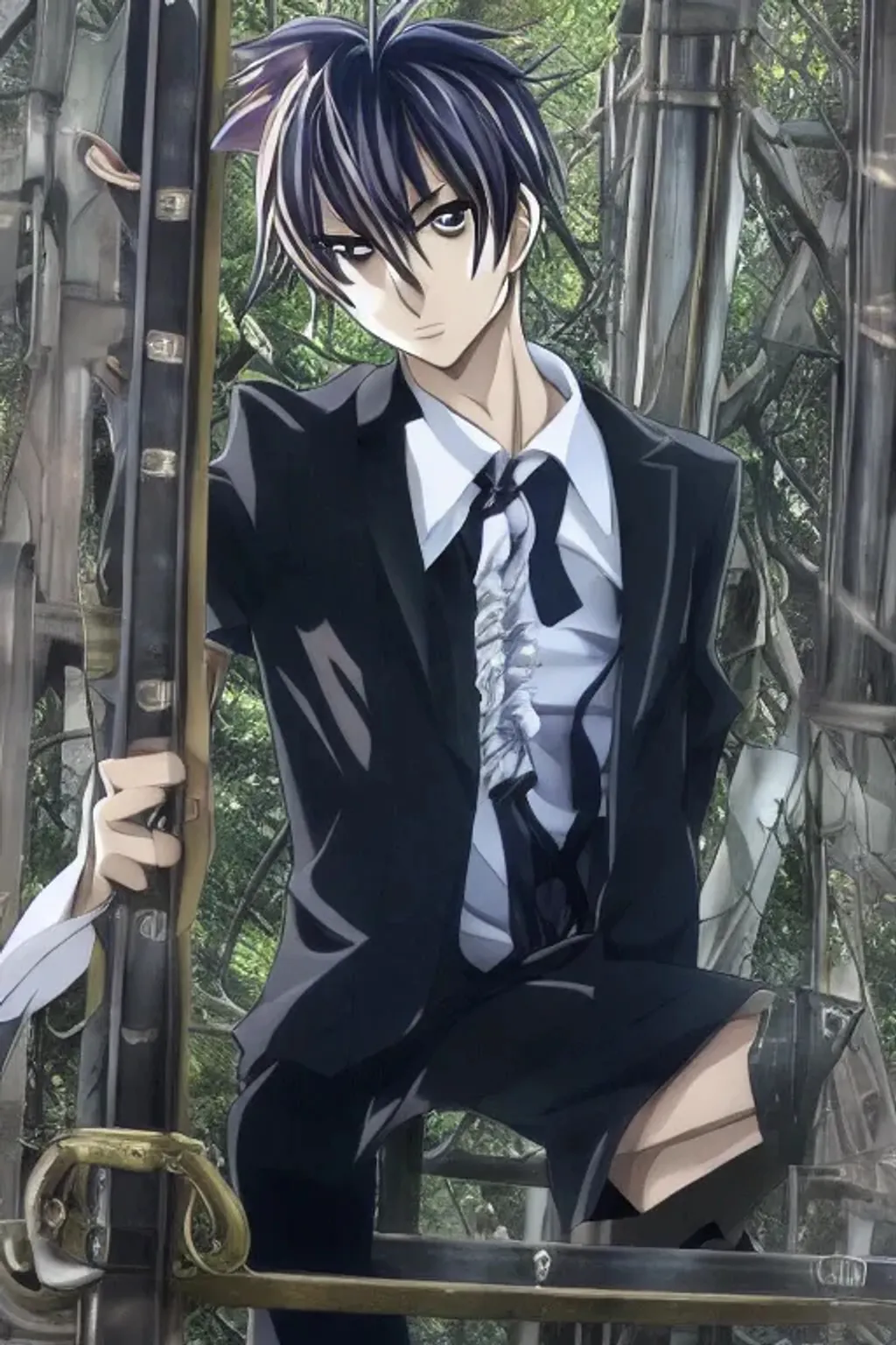 Male anime character in High School DxD