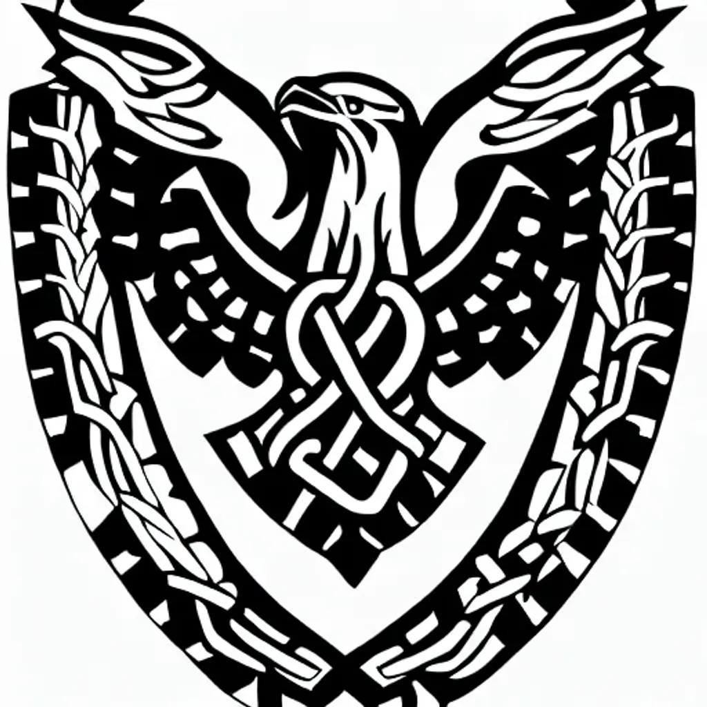 vector magical skull rune, symmetrical, minimal, (((... | OpenArt