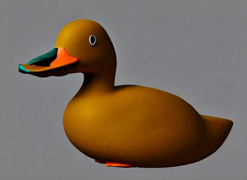 Prompt: "a duck", in the following styles : 
                                       - "Da Vinci composition"
                                       - "Greg Rutkowsky lighting" 
                                       - "Beeple texture work" 