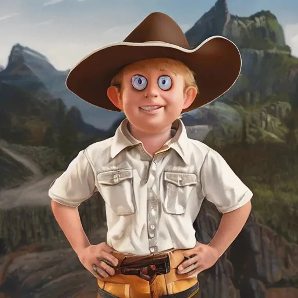 Prompt: The milkybar kid, the lines are on me, 8k, ultrahigh detail, photorealistic