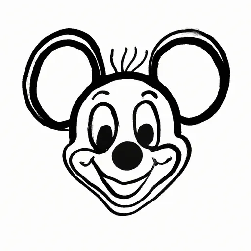 how to draw mickey mouse face for kids. coloring paintings mickey mouse face.@NGcraft00  - YouTube
