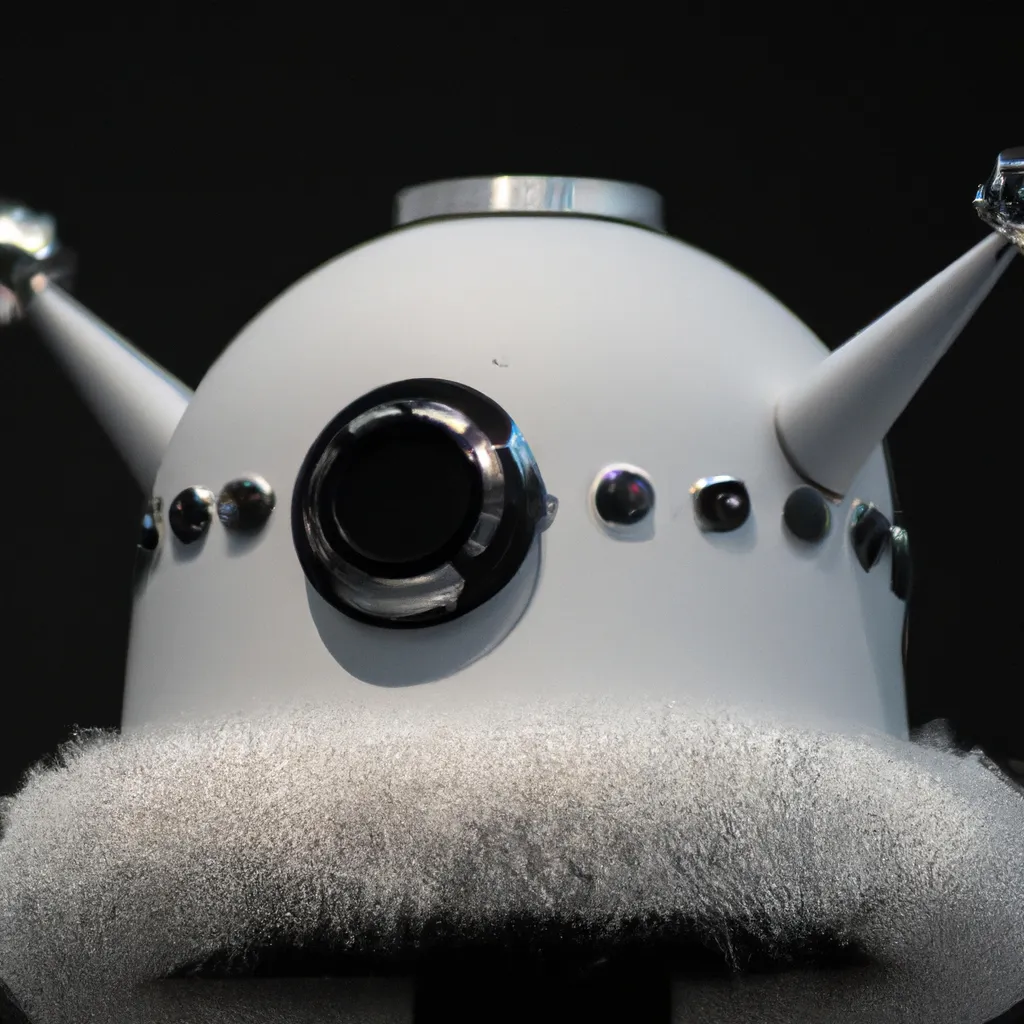 Prompt: A robotic hat, 180mm f/1.8