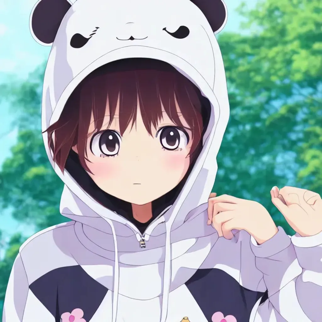 Panda onesie anime girl new arrivals