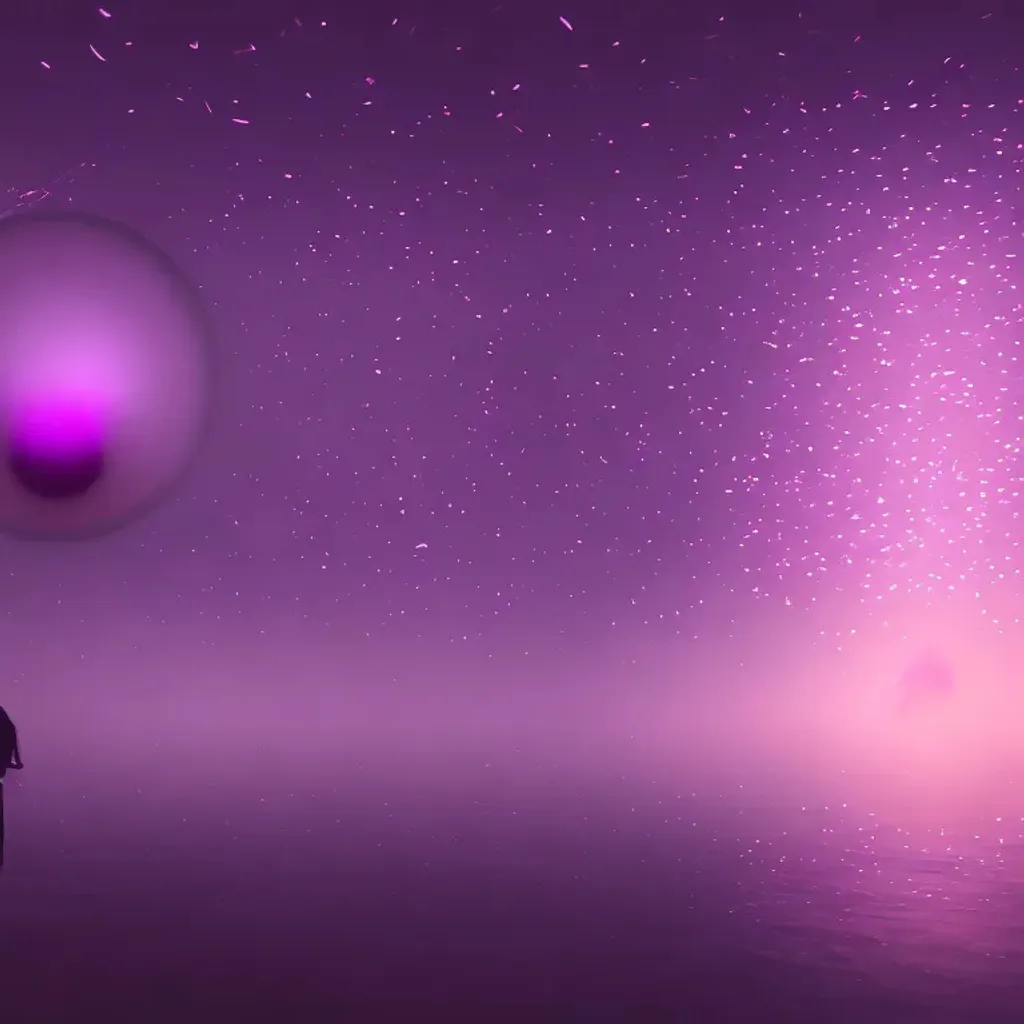 Prompt: My melody (sanrio), exoplanet, singularity, 8K, a lot pink color, a lot purple color, lightpainting, dawn, postgenderism, hyperrealistic, innovation