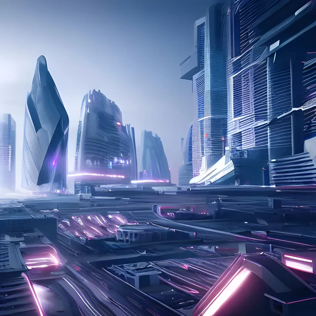 Futuristic city, photorealistic, hyper realistic, 8K...