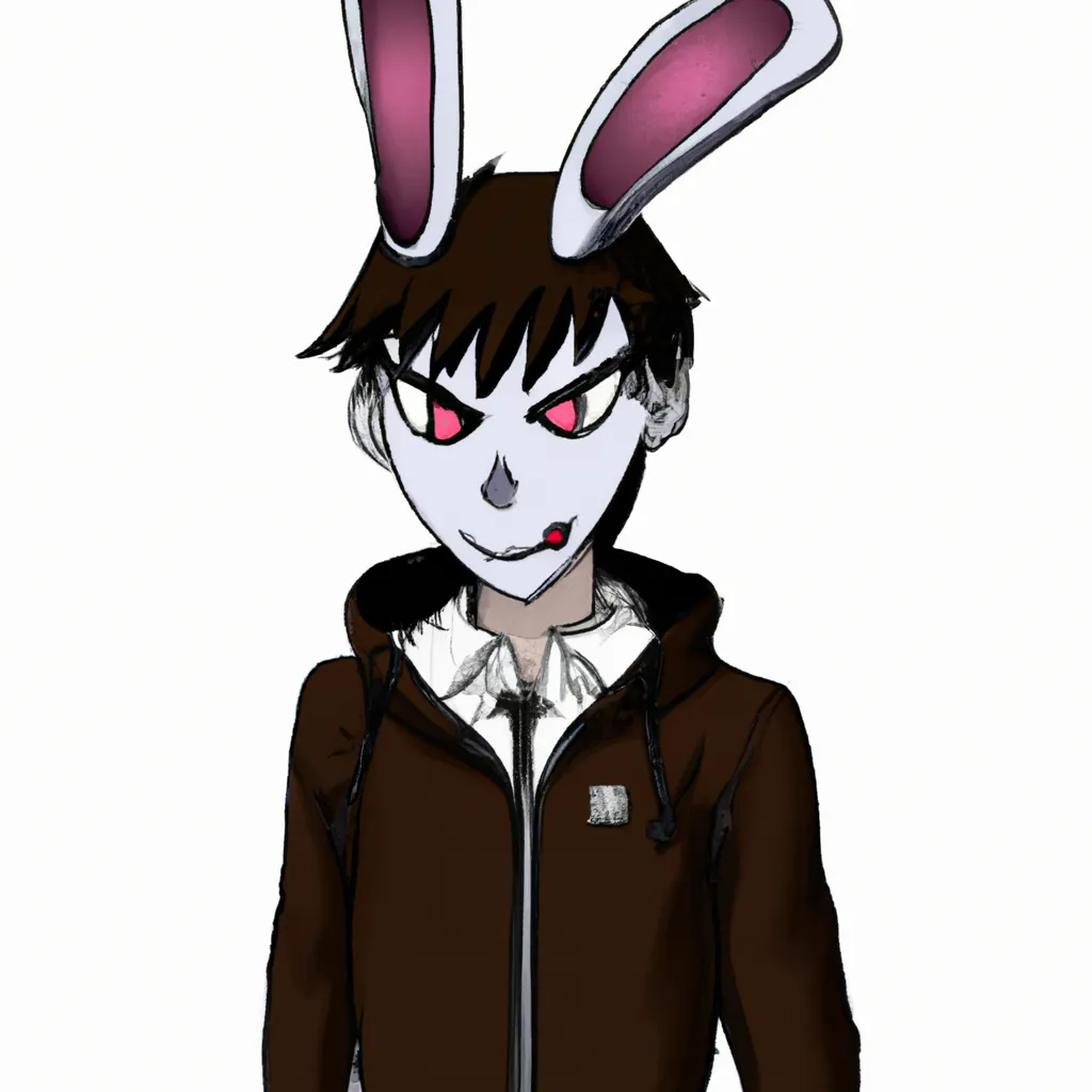 Prompt: Donnie Darko in anime style